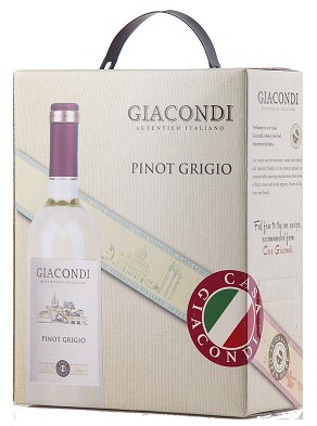 Giacondi Pinot Grigio Terre Siciliane IGT Italien Bag in Box 3,0 l