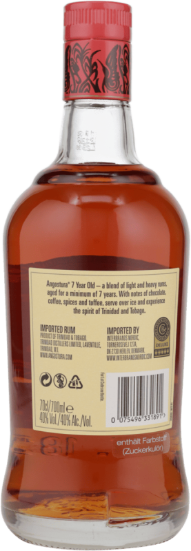 ANGOSTURA Dark Rum 7 Jahre 40% vol. From Trinidad & Tobago 0,7 l