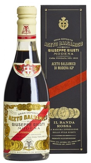 Guiseppe Giusti Aceto Balsamico 5 Medaglie d’Oro Il Banda Rossa 20 Jahre IGP Modena Italien 250 ml