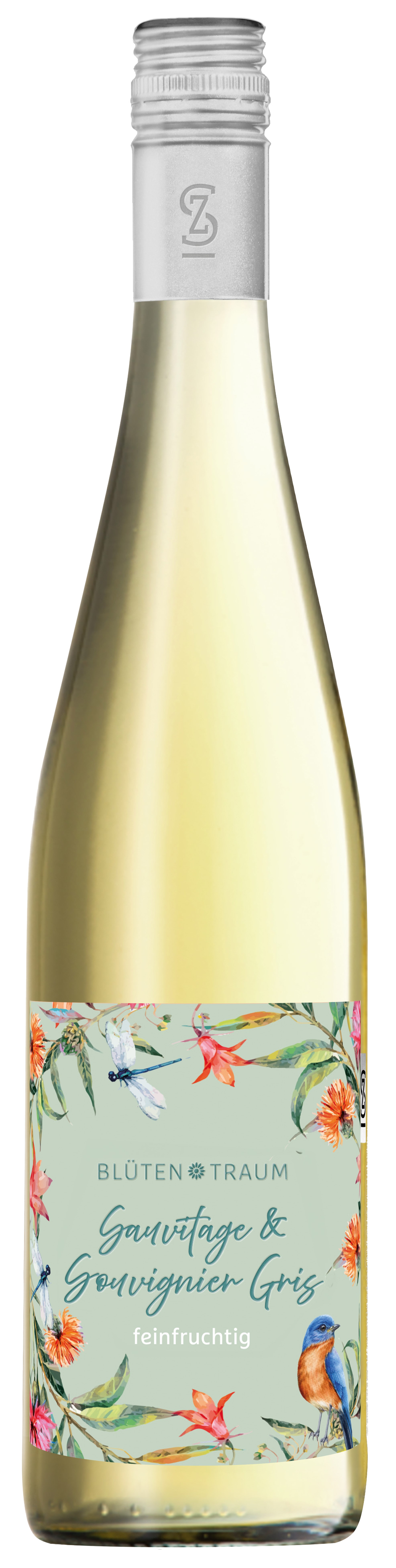 Stromberg-Zabergäu BLÜTENTRAUM Weiss Sauvitage & Souvignier Gris feinfruchtig Württemberg 0,75 l