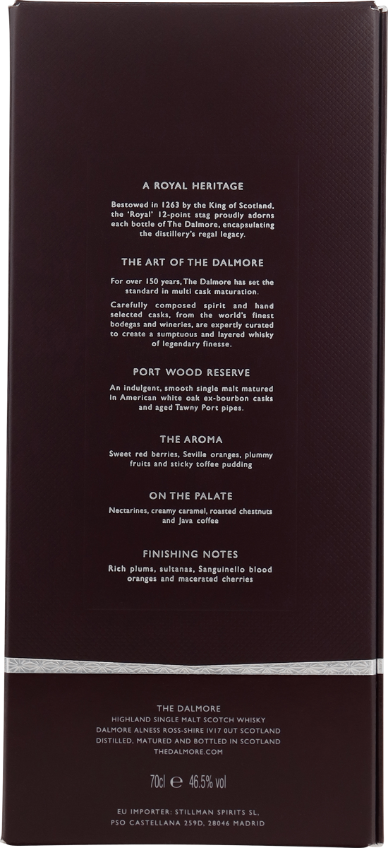 Dalmore Portwood Reserve 46,5% Single Malt Whiskey 0,7 l