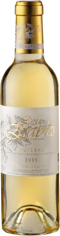 Château Caillou Les Erables de Caillou AOC Sauternes Frankreich 0,375 l