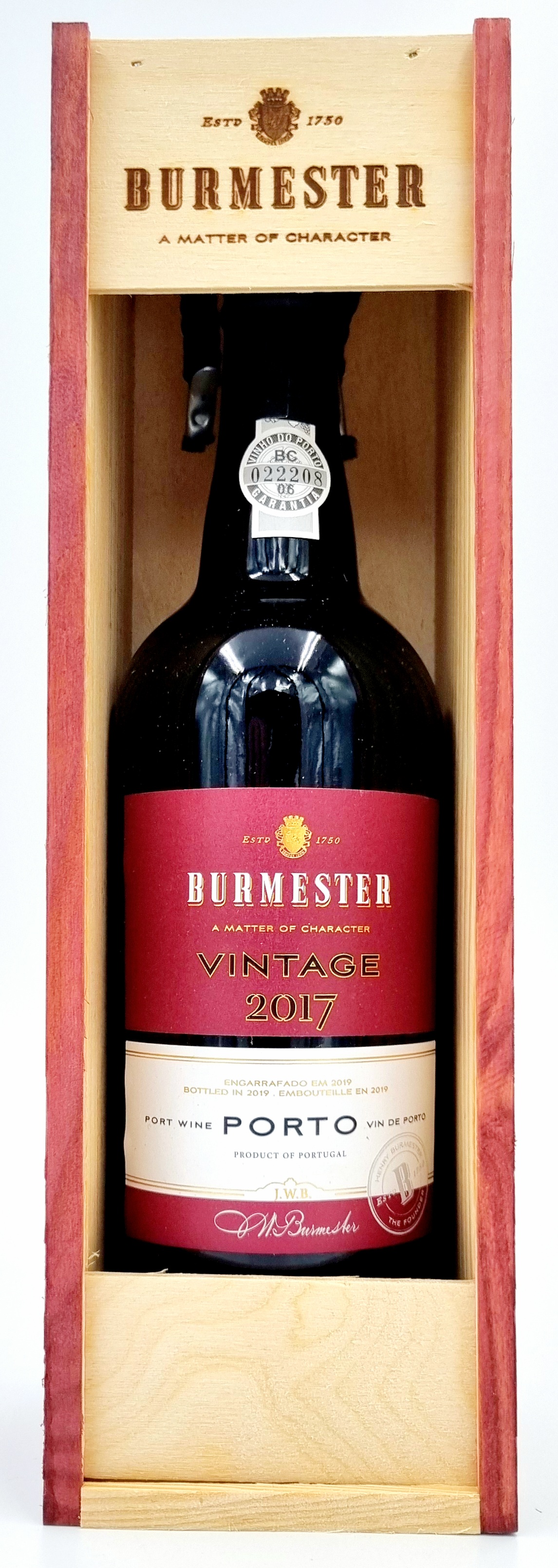 Burmester Vintage Port 2017 20% vol. 0,75l