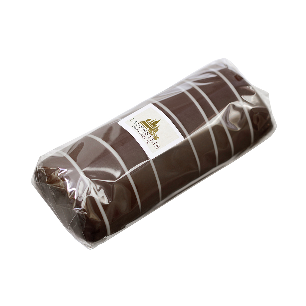 Lauenstein Confiserie Weihnachten Edelmarzipan-Barren Zartbitter mit Alkohol 100 g