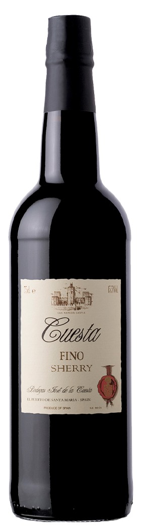 Sherry Cuesta Fino  15% Vol. Bodegas Jose de la Cuesta Spanien 0,75 l