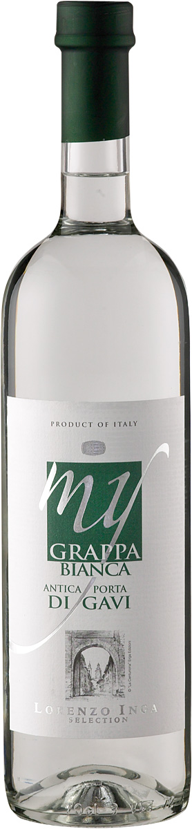 Lorenzo Inga "My Grappa Bianca" Antica Porta di Gavi 40% vol.  0,7 l
