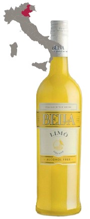 BELLA Limo Spritz Crema di Limoncella 0,0% alkoholfrei Italien 0,75 l