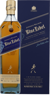 Johnnie Walker Blue Label 40% vol. A blend of very rarest Whiskies 0,7 l