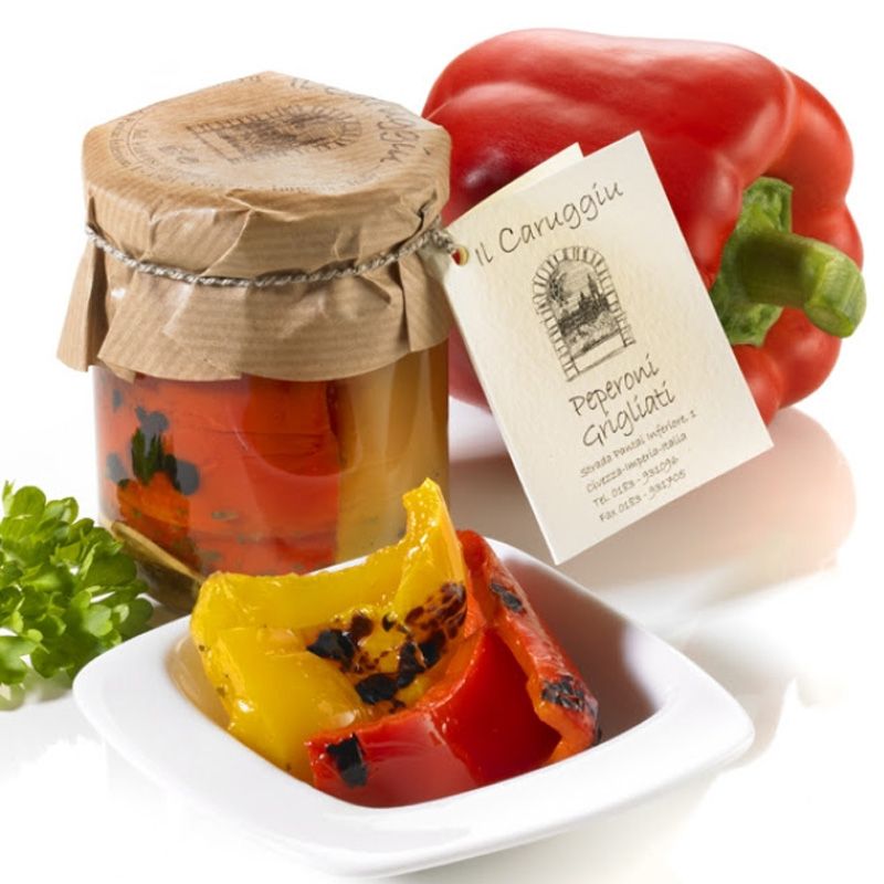 Il Caruggio Peperoni Grigliati gegrillte Paprika Piemont Italien 180 g
