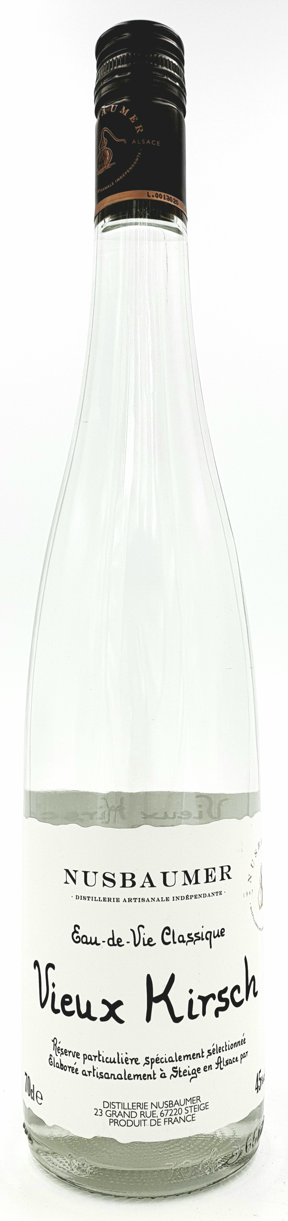 Nusbaumer Kirsch 45% vol. Selection Eau-de-Vie 0,7 l