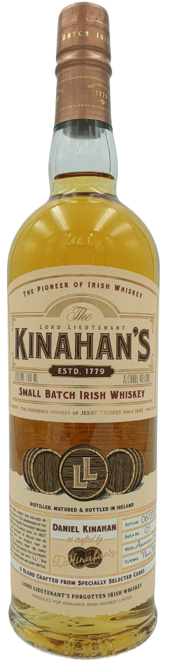 Kinahans Small Batch Irish Whiskey  46%vol. 0,7 l