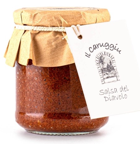 Il Caruggio Salsa del Diavolo pikantes Tomatenpesto Ligurien Italien 180g