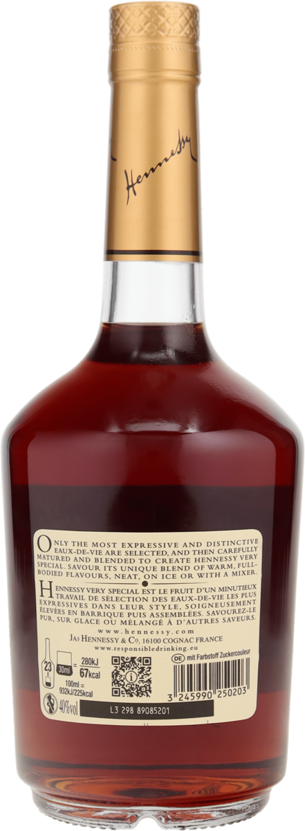 Cognac Hennessy V.S. 40% vol. 0,7 l