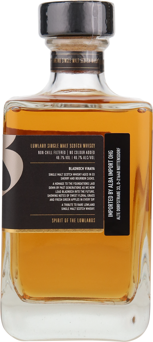 Bladnoch Vinaya 46,7% vol. Lowland Single Malt Whisky  Scottland 0,7 l