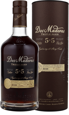 Dos Maderas Rum PX 5Y + 5Y 40% vol. Rum aus Spanien 0,7 l