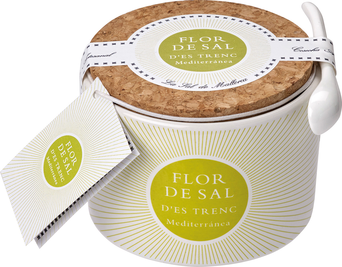 Flor de Sal d'es Trenc Mediterránea Keramikdose BIO 100 g