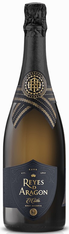 Bodegas Langa "Reyes de Aragon El Casto" DO Cava Brut Reserva Spanien 0,75 l