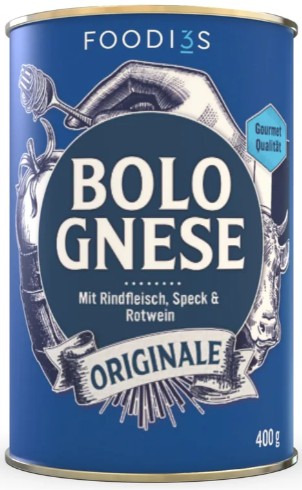 3 Foodies Bolognese Originale nach der Art aus Bologna 400 g