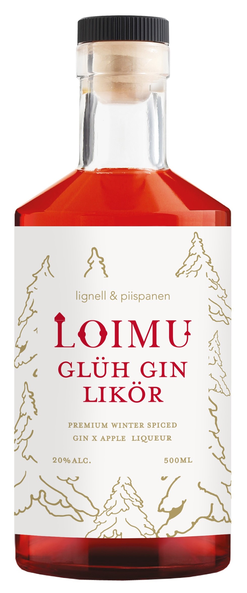 Lignell & Piispanen "Loimu Glüh Gin" Likör Finnland 20% vol. 0,5 l
