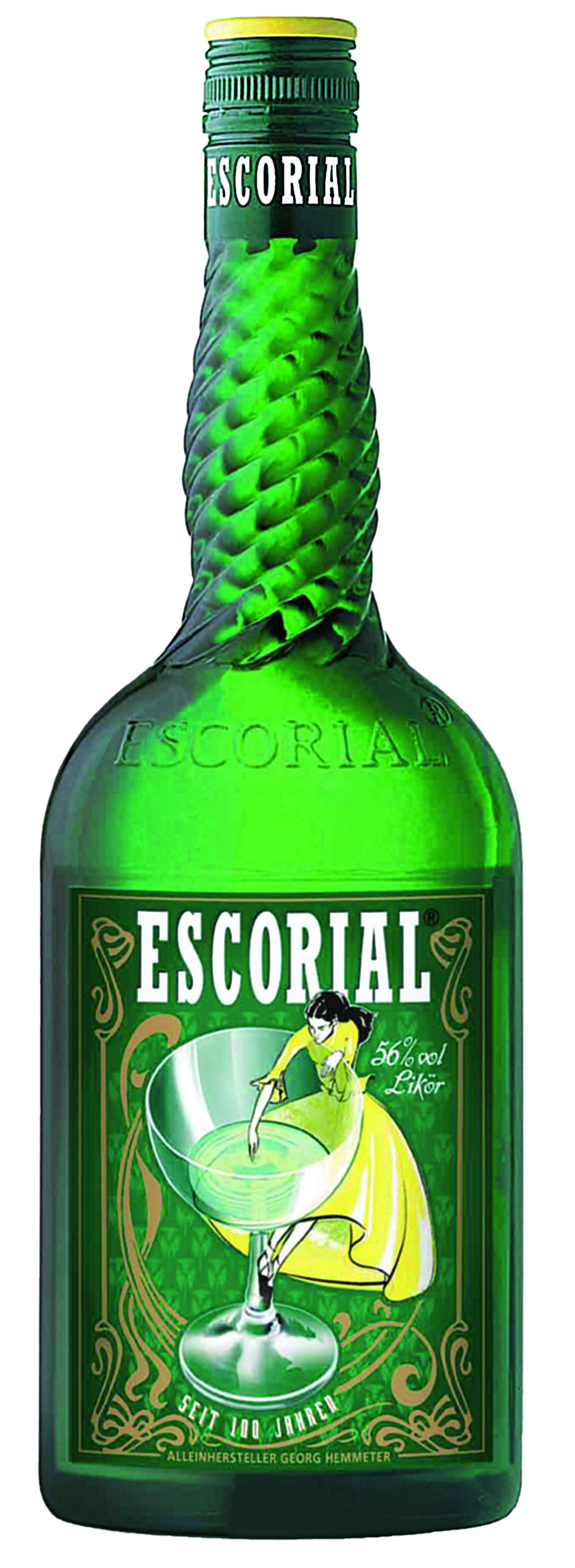 Escorial grün trocken 56% vol. Kräuter-und Wurzeldestillat 0,7 l