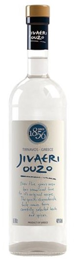 Ouzo Jivaeri 40% vol.  Ältester Ouzo der Welt seit 1856, Greece 0,7 l