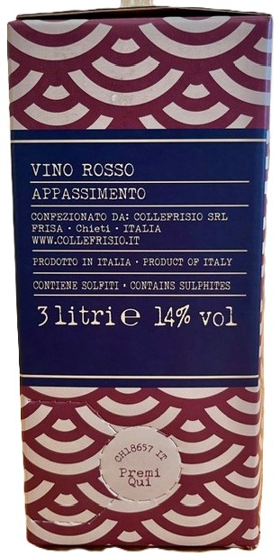 Collefrisio Appassimento Rosso Abruzzen Italien Bag in Box 3 l