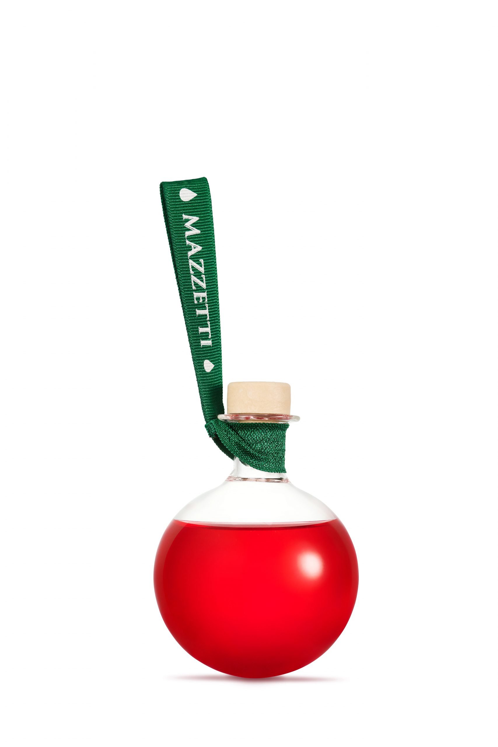 Mazzetti Bitter "Bitterino di Natale" Weihnachtskugel Piemont Italien 25% vol. 0,1 l