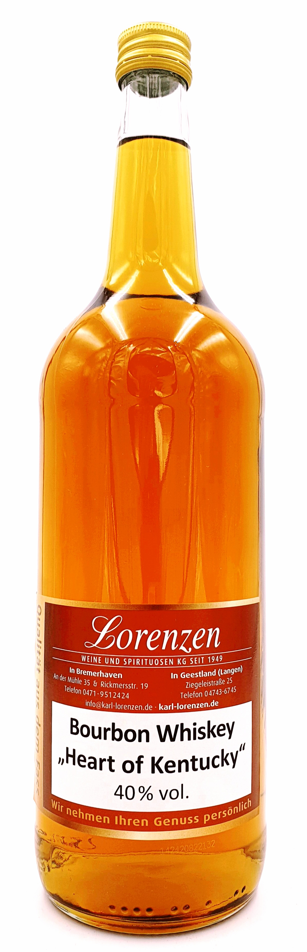 Heart of Kentucky American Blend Crafted Whiskey 40% vol. lose vom Fass