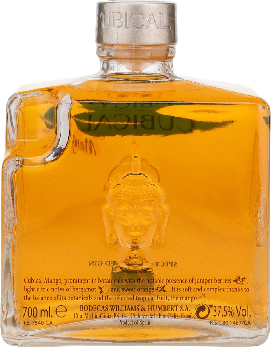Cubical Premium Special Distilled Mango Gin 37,5% vol. 0,7l