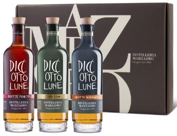 Marzadro Collezione 18 Lune Riserva 3 x 20 cl  42% vol.in Geschenkbox