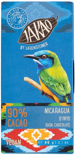 Lauenstein Confiserie JAKAO Pure Nicaragua 90% Schokolade BIO 60 g