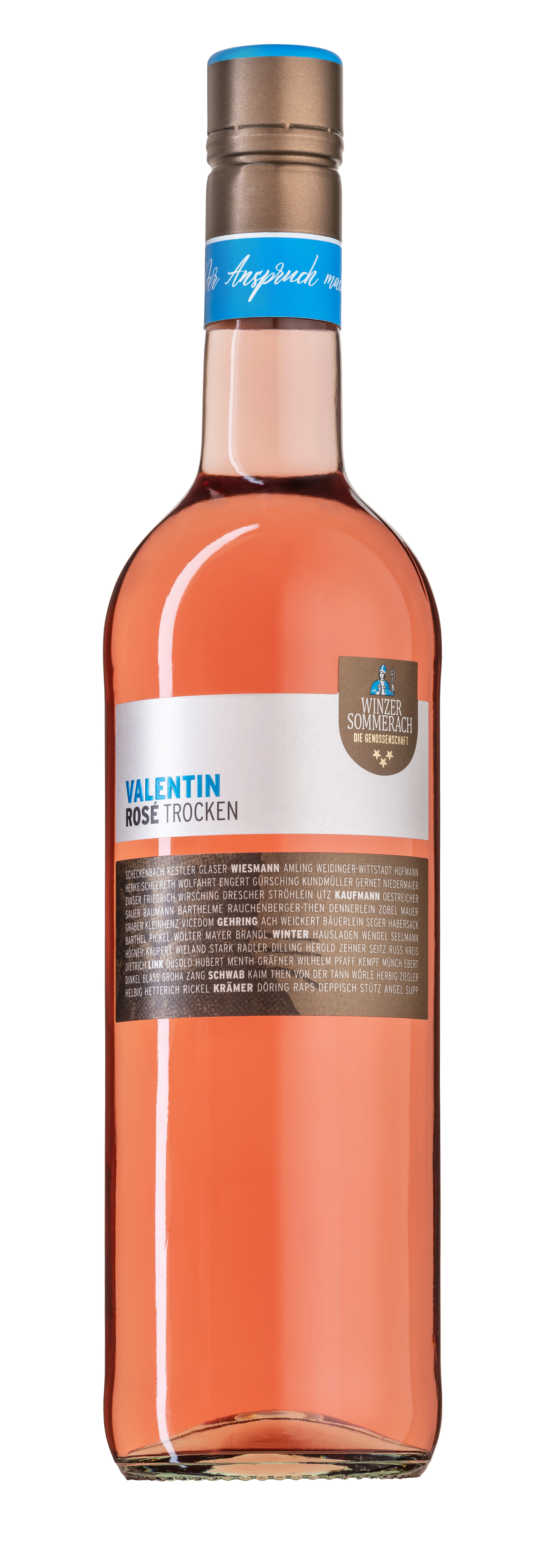 Winzer Sommerach "Valentin" Rosé trocken Franken 0,75 l