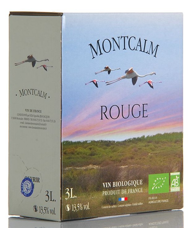 Domaine de Montcalm Rouge de Sables IGP Camargue Languedoc Bag in Box BIO 3,0 l