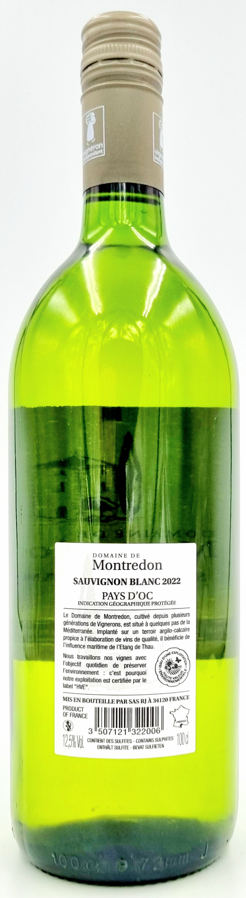 Domaine de Montrédon "Sauvignon Blanc" Pays d'Oc IGP Languedoc Frankreich 1,0 l