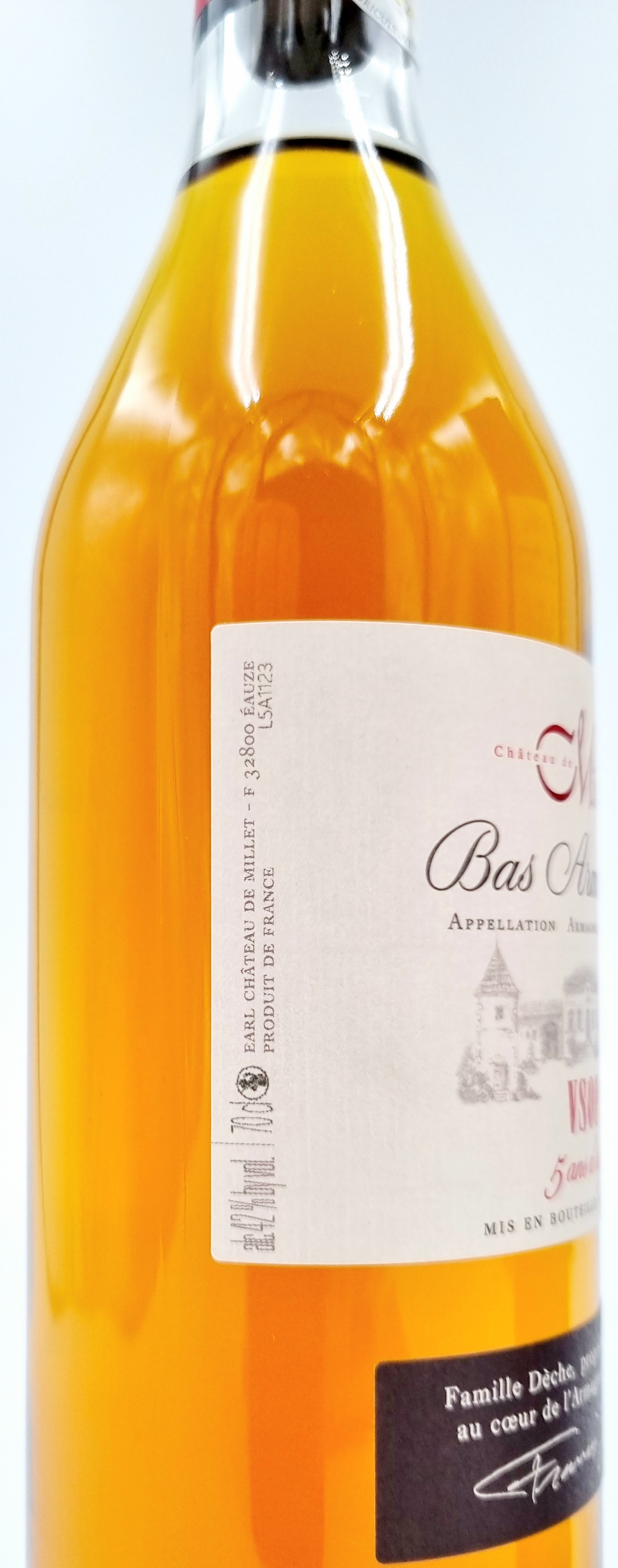 Domaine de Millet Bas Armagnac VSOP 5 Jahre 42 % vol. Côtes de Gascogne 0,7 l