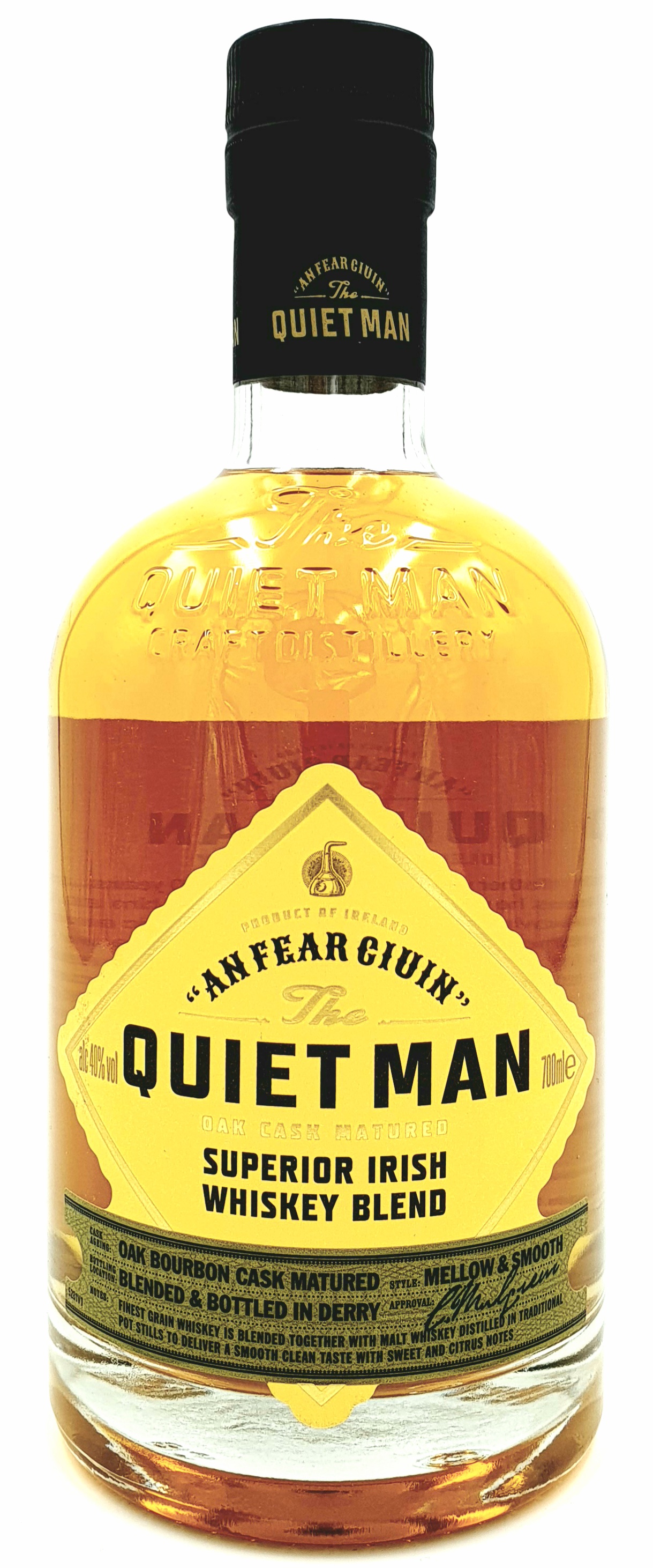 Quiet Man 40% vol. Superior Irish Whiskey Blend 0,7 l