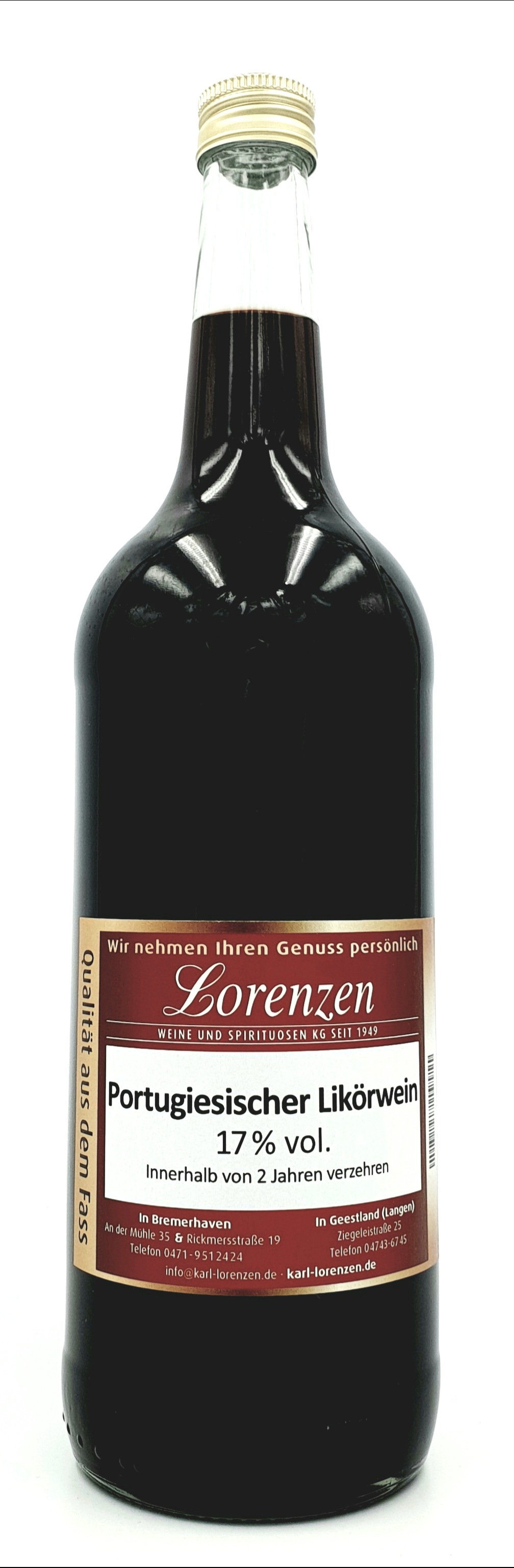 Portugiesischer Likörwein Tawny Stil 17% vol. Lose vom Fass