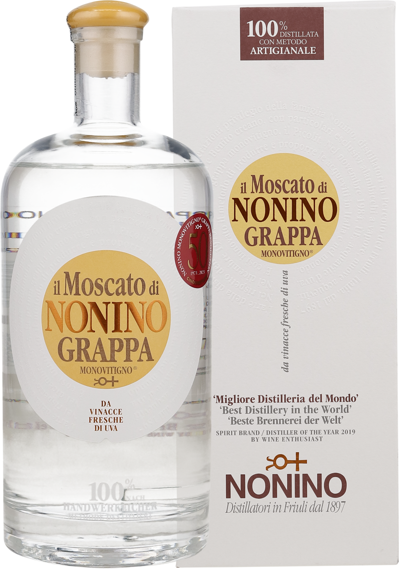 Nonino il Moscato Grappa 41% vol. Grappa Monovitigno, 0,7 l
