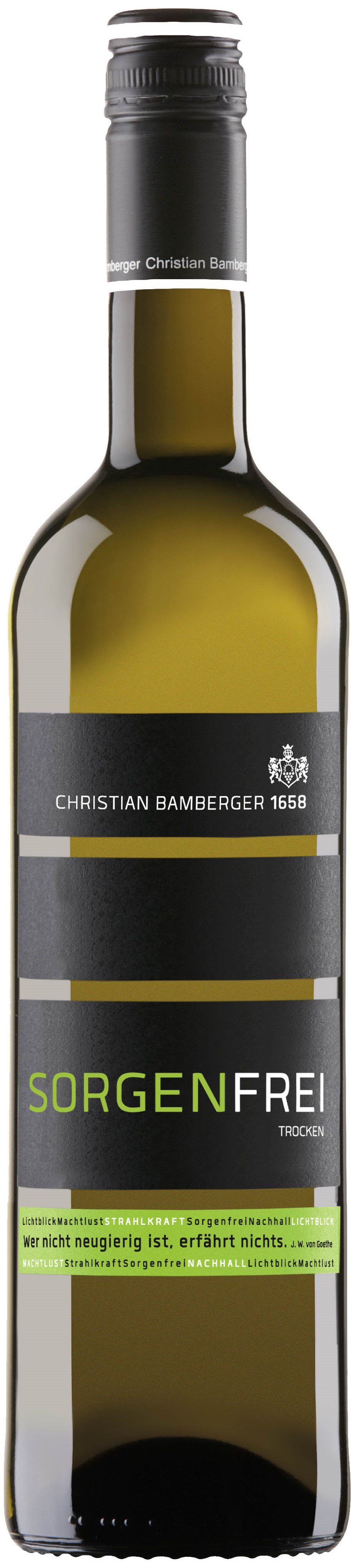Christian Bamberger Sorgenfrei trocken Nahe 0,75 l