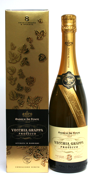 Andrea da Ponte 8 Annate 42% vol. Grappa, Vecchia di Prosecco 0,7 l