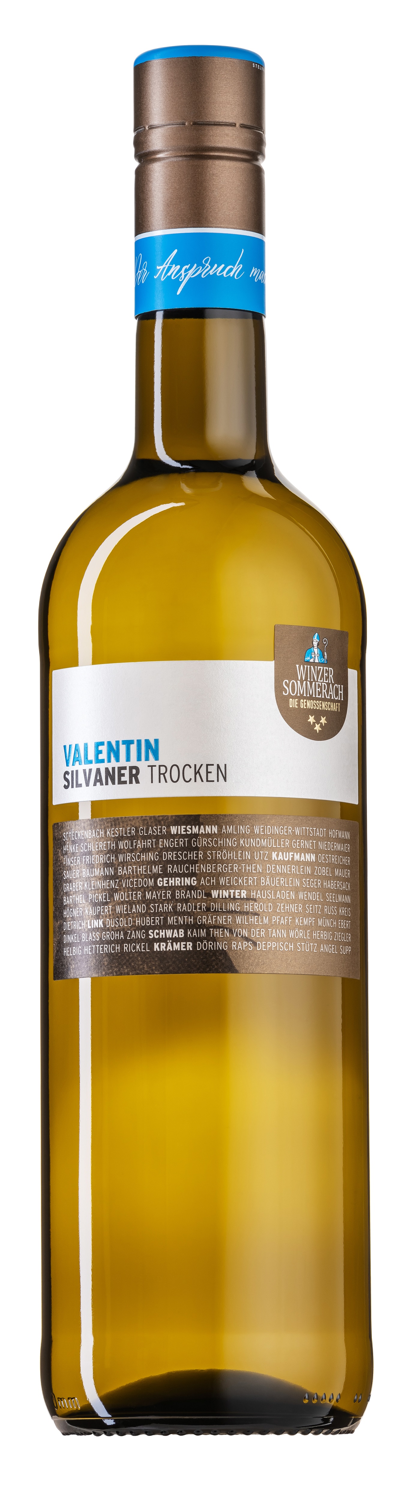 Winzer Sommerach "Valentin" Silvaner trocken Franken 0,75 l