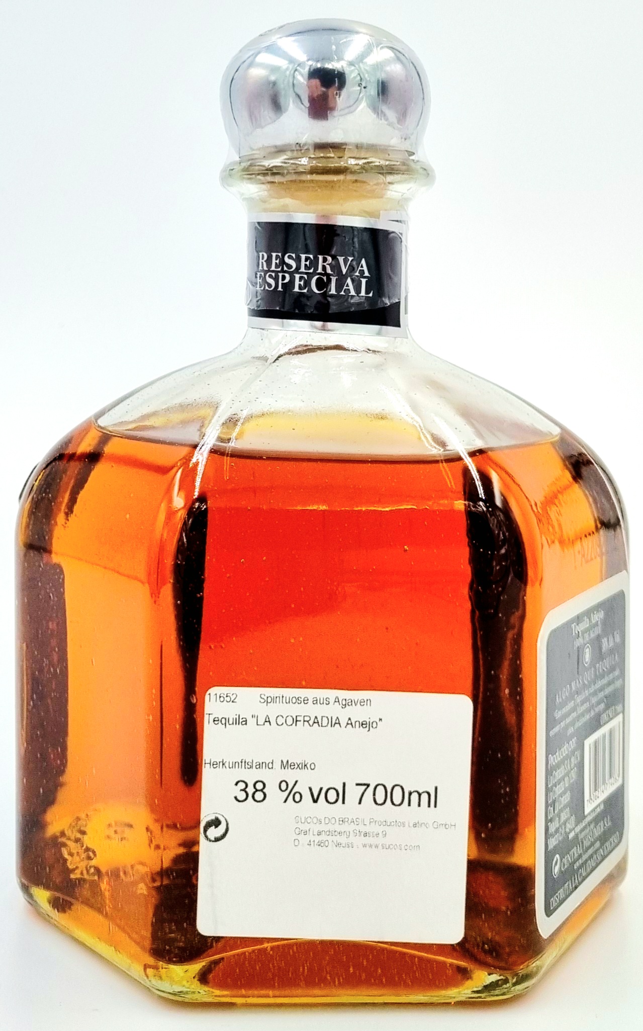 Tequila La Cofradia Anejo 40% vol. 100% Agave 0,7 l