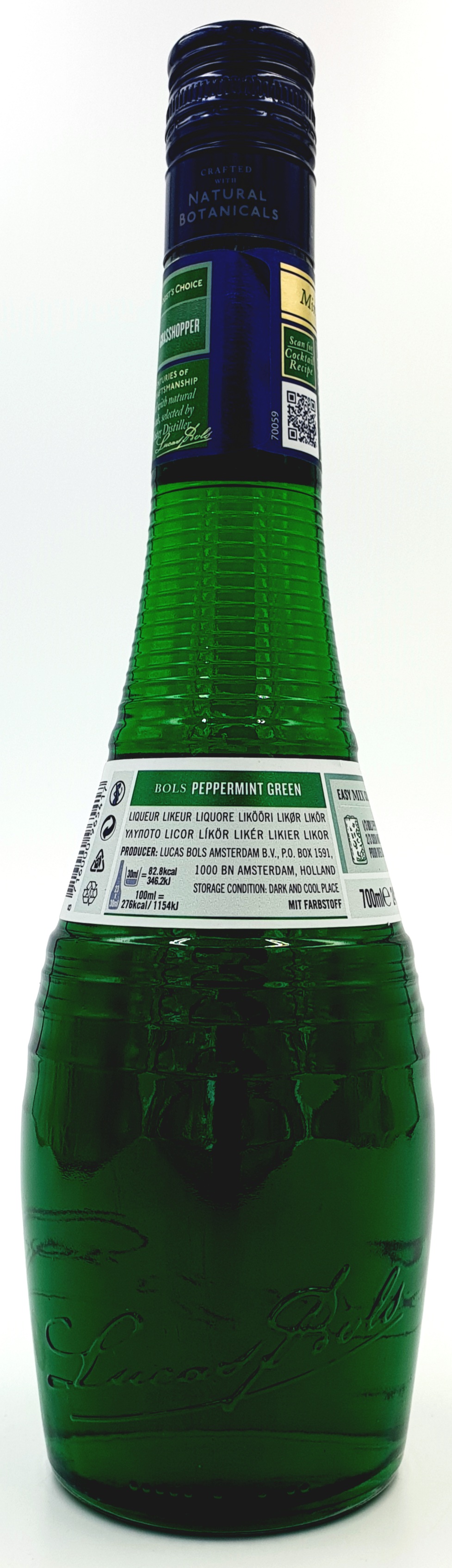 Bols Pfefferminz grün 24% vol. 0,7 l