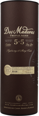 Dos Maderas Rum PX 5Y + 5Y 40% vol. Rum aus Spanien 0,7 l