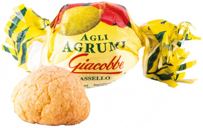 Giacobbe Amaretti AGLI AGRUMI Zitrus-Mandelgebäck Lugurien Italien Stk.