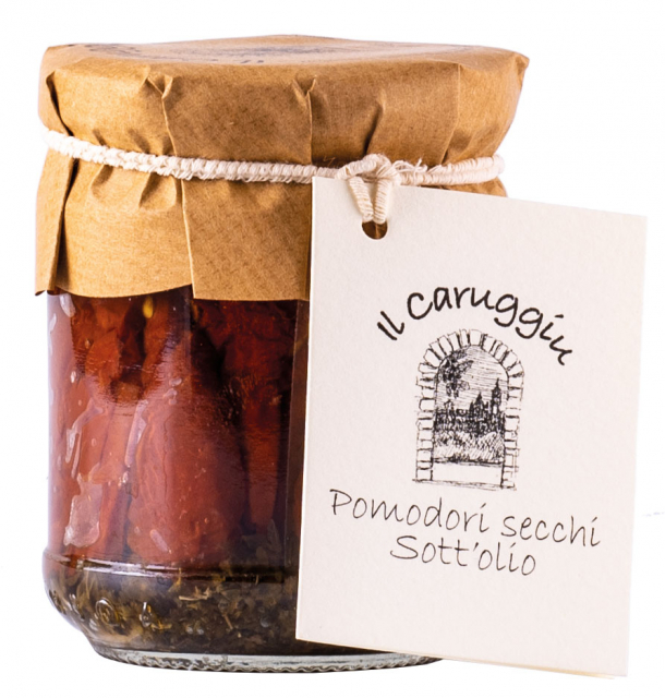 Il Caruggiu Pomodorini Secci getrocknete Tomaten in Öl Alba Italien 180 g