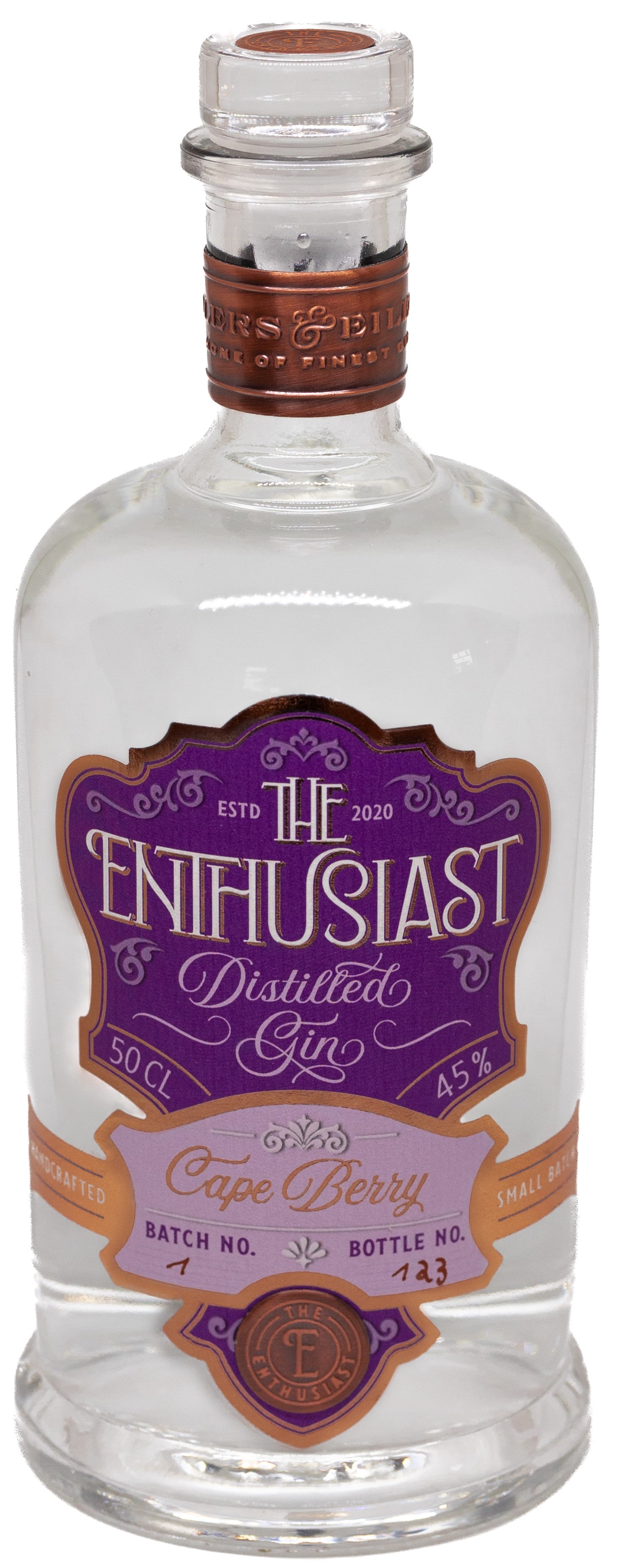 The Enthusiast Gin Cape Berry 45% vol. 0,5l