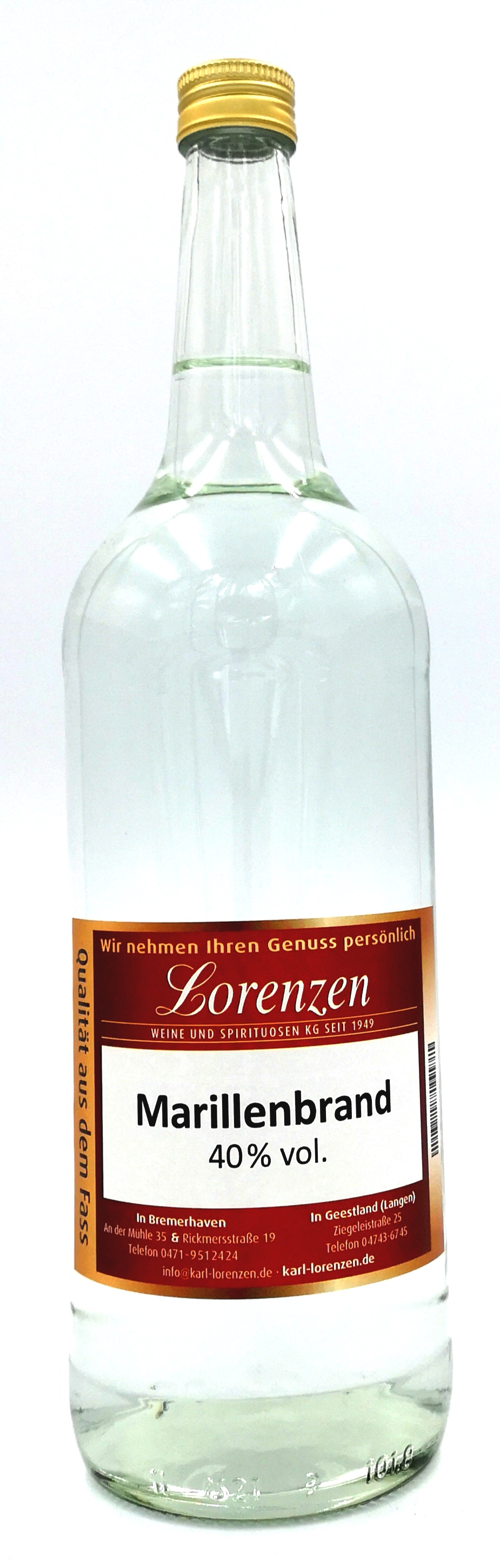Marillenbrand 40% vol. lose vom Fass