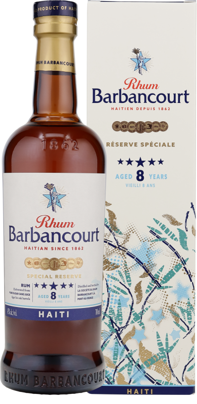 Barbancourt 5 Sterne Rhum Agricole 8 Jahre 43% vol. 0,7l