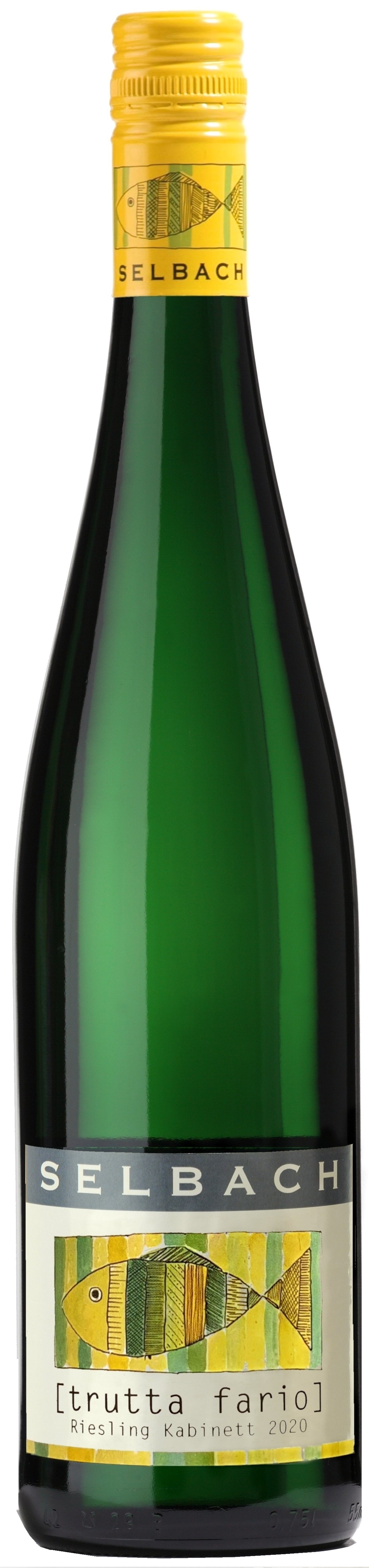 Weingut Selbach "Trutta Fario - Gelber Fisch" Riesling Kabinett feinherb Mosel 0,75 l